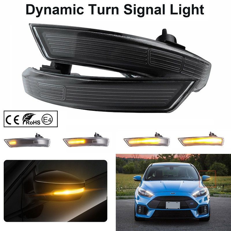 LED BOCNI DYNAMIC MIGAVCI U RETROVIZORU, TIPSKI - FORD - SMOKE LENS PL2011M76 Beograd Zemun